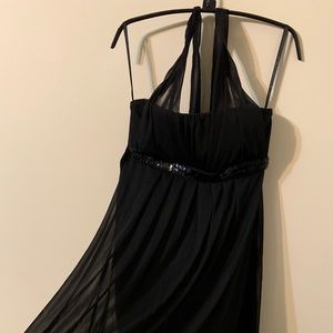 SWEET STORM Black Halter Dress size Medium (Junior)